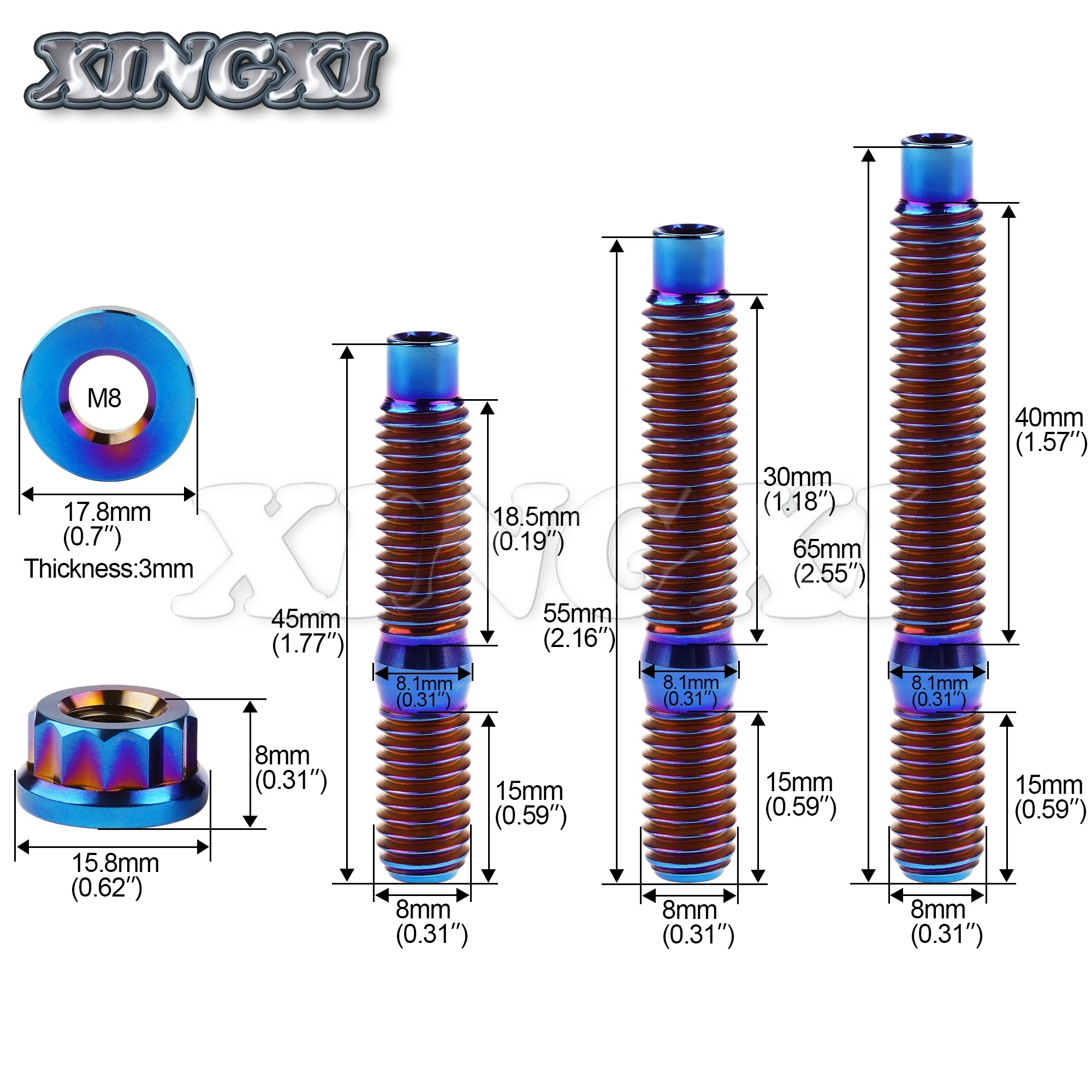 Pipe, parafusos hexagonais, Flange Head, 12 Pontos