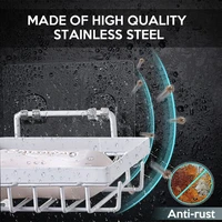 Wall-mounted Soap Dish For Bathroom Stainless Steel Soap holders For The Shower Razor Holder Bathroom Accessories 4