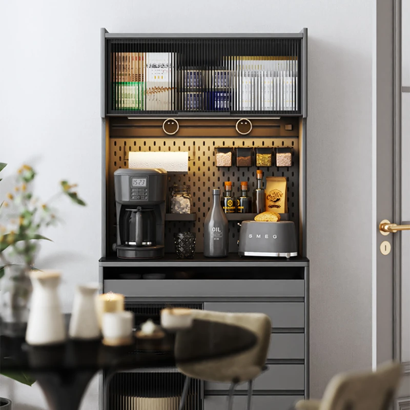 Exquisite Luxury Kitchen Cabinets Modern Design Closet Storage Cabinets Coffee Drawers Cocina Integral Nordic Furniture CM50CG 4