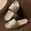Solid Color Slippers EVA Thick Sole Antislip Comfortable Journal Style Slides Indoor Outdoor 3