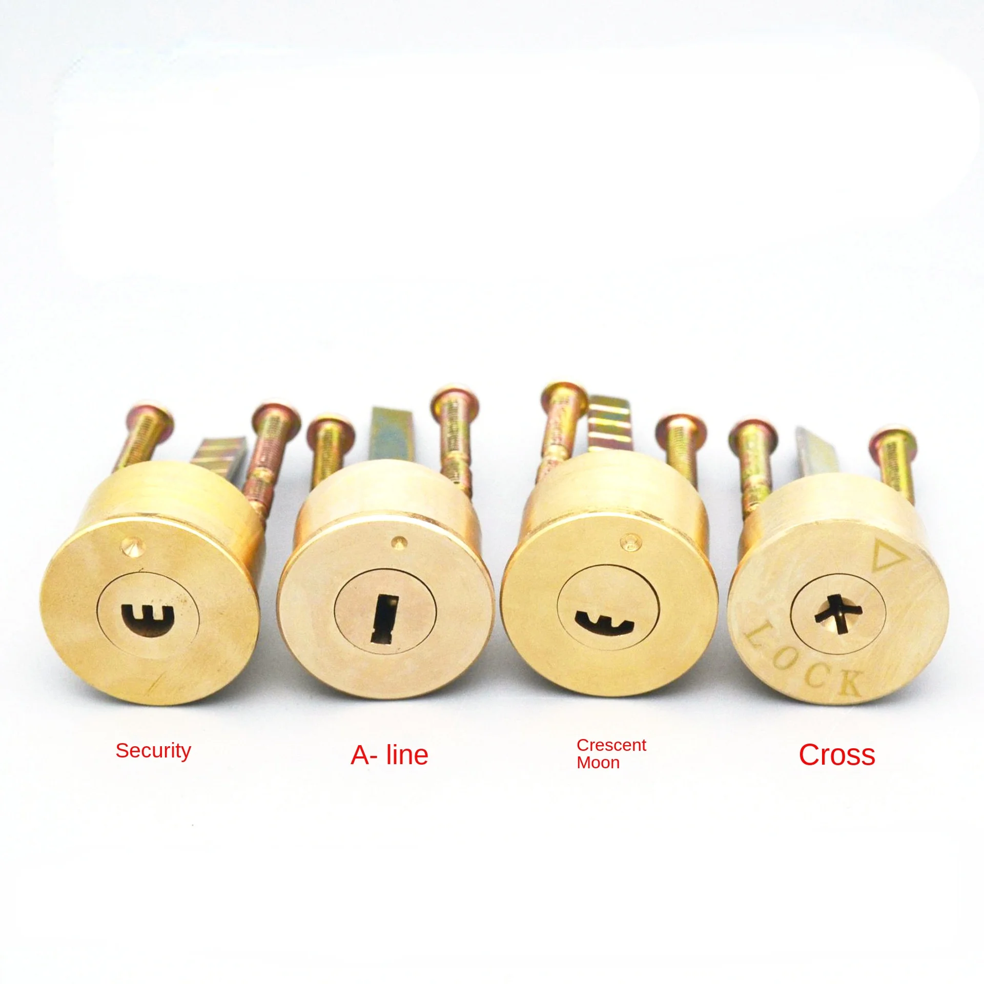 Copper Antitheft Door Lock Core Outer Door Lock Word Copper Lock Core