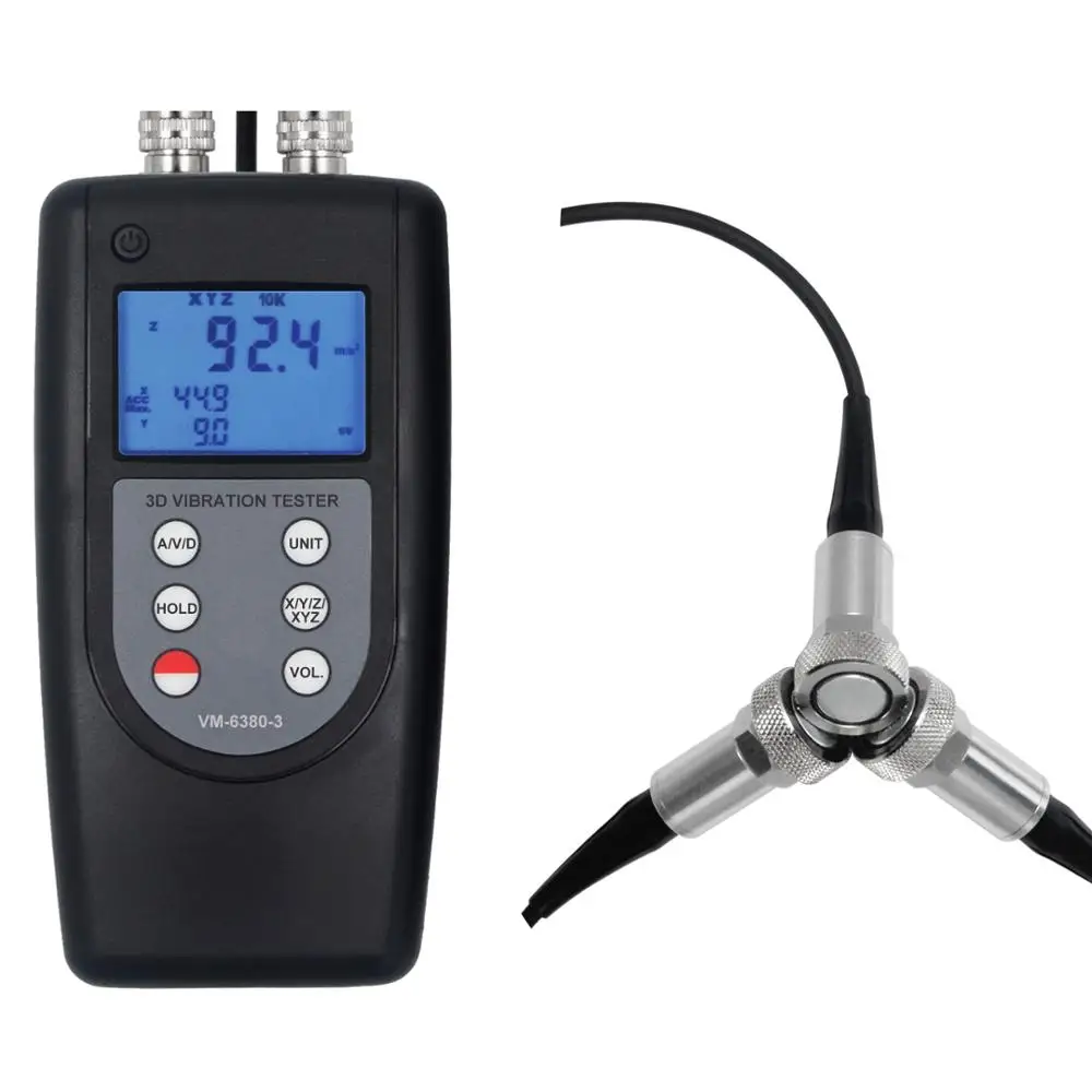 

3 Channel Vibration Meter,Three Channel Vibration Analyzer VM-6380-3