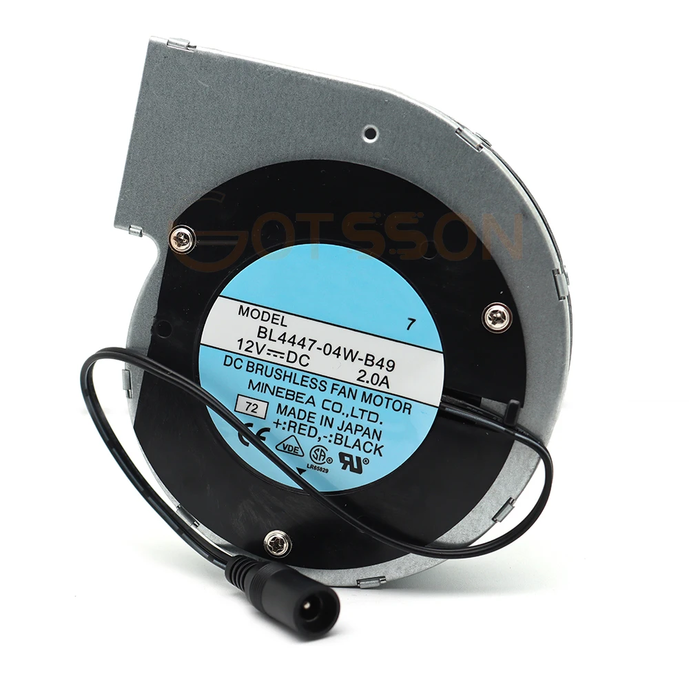 바베큐 송풍기 팬용 NMB BL4447-04W-B49-71 DC 12V 2A 터보 속도 조절 가능 컨트롤러 팬