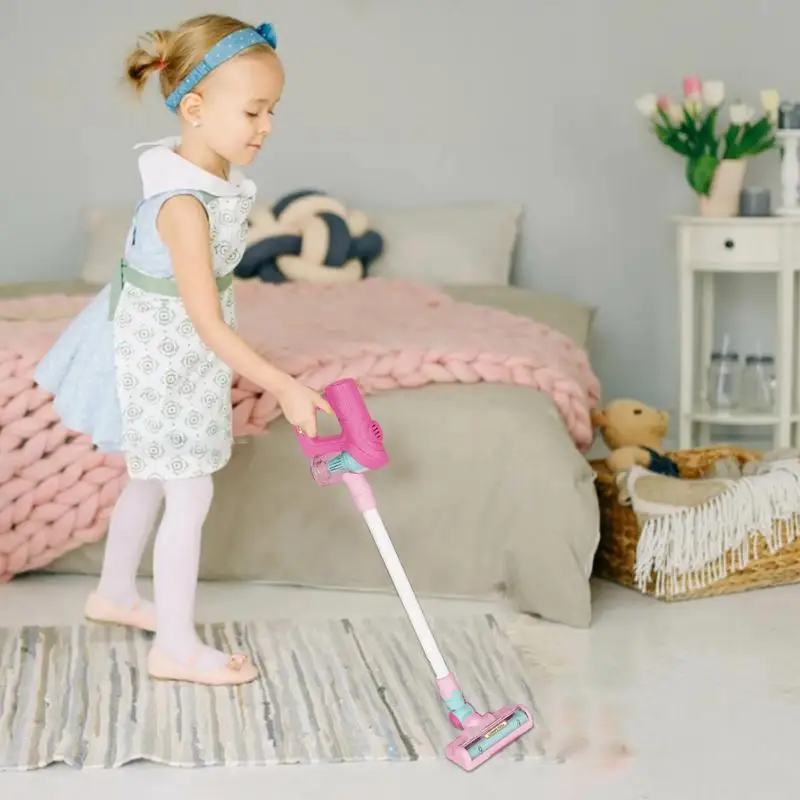 Pretend Vacuum Cleaner Toy Electrical Vacuum Cleaner Toy For Role Play Early Learning Children House Cleaning Vacuum Toys 2