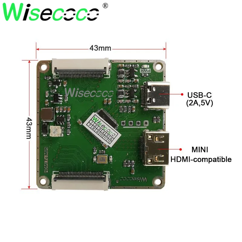 Dual Lcd Round Display Driver Board Ips 3rgb Mais 18rgb Painel Circle 60hz 2.1 480x480 - Imagem 3