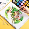 M&G Portable Iron/Plastic box Solid Watercolor 12/28/36/48 Colors Pigment Professional Watercolor Painting Supplie Art Tool Set 2