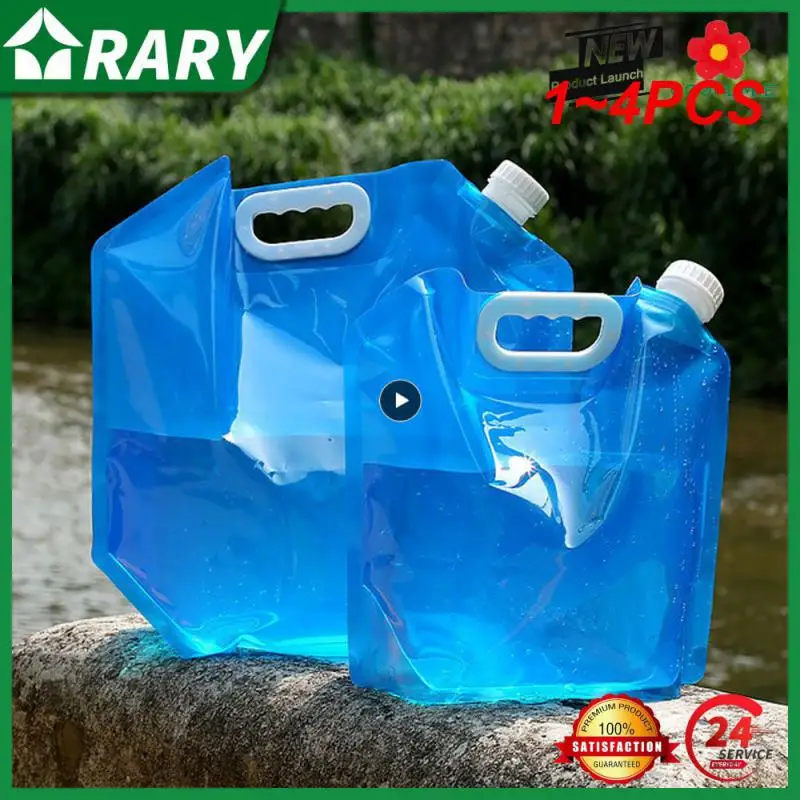 

1~4PCS Outdoor Foldable Folding Collapsible Drinking Car Water Bag Carrier Container Outdoor Camping Hiking Picnic Emergency Kit