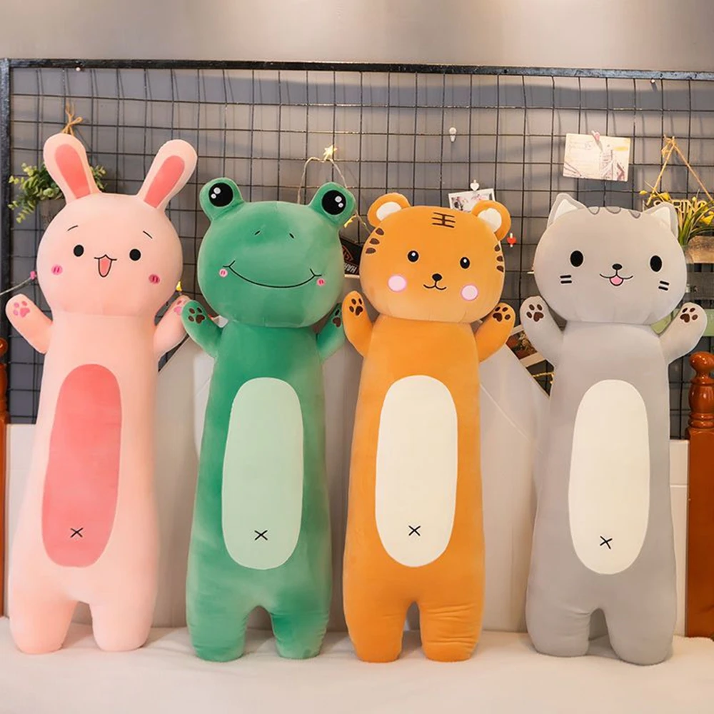 동물 긴 던지기 베개 봉제 장난감 수면 다리 소파 쿠션, 편안한 토끼 인형, 어린이 생일 선물, 55cm, 신제품 Best5 동물 긴 던지기 베개 봉제 장난감 수면 다리 소파 쿠션, 편안한 토끼 인형, 어린이 생일 선물, 55cm, 신제품 Best5