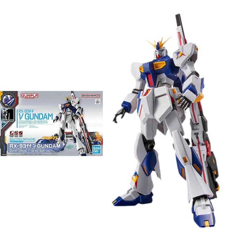 

Bandai оригинальный набор моделей Gundam, аниме фигурка EG 1/144 RX-93ff V GUNDAM, фигурки героев, игрушки для детей