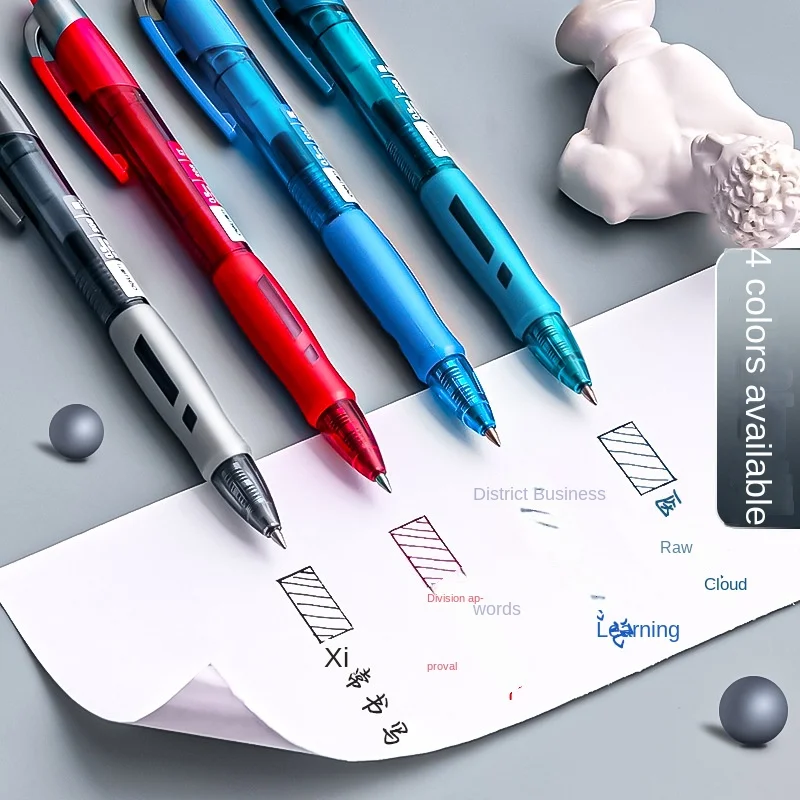 Press Neutral Pen 0.5mm Student Signature Carbon Pens Multiple Color Options Office Stationery 1pcs multi color pen multi functional three color module note taking task correction press the neutral pen school office supplie