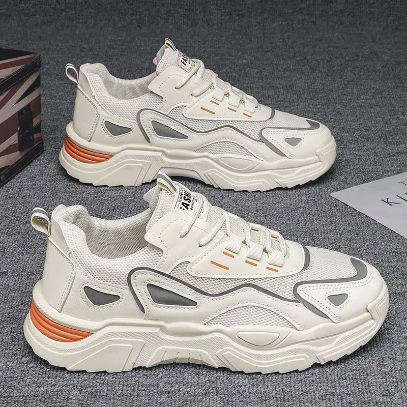 Mesh Breathable Platform Sports Casual Daddy Shoes