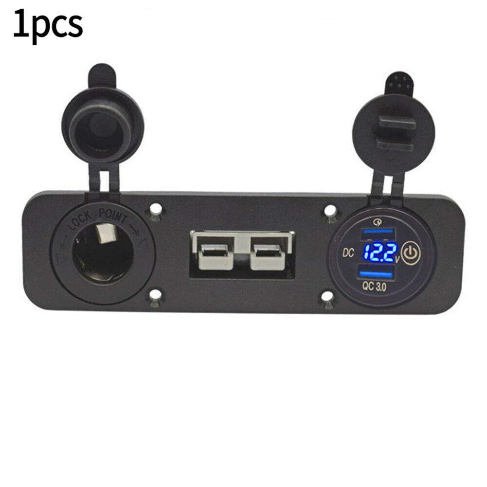 USB 3.0 Socket Socket 50 Amp 50A FOR Anderson Plug Anderson Plug Flush Mount Receptacle Recessed Plate Universal New