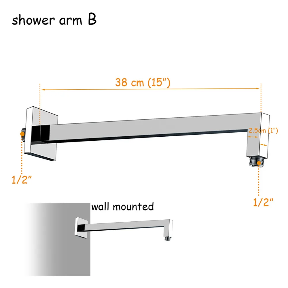 armB size