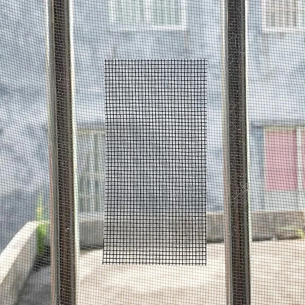 Black Screen Window Sticker For Screen Repair Kit 16.5FT Strong Adhesive & Waterproof Tape Door Curtain Mosquito Net Mesh Patch