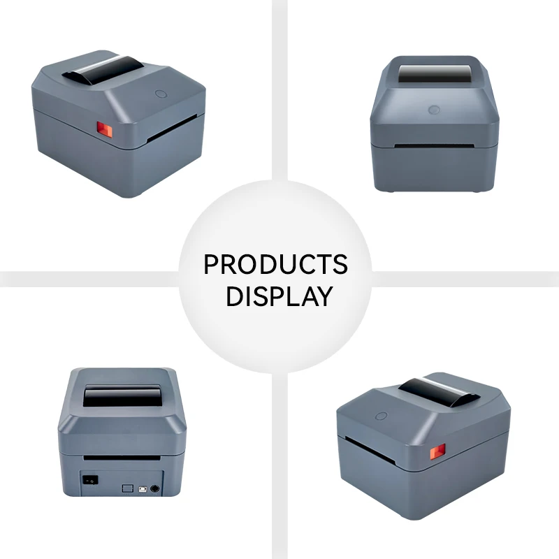 4x6 배송 라벨 프린터 (용지 롤 수납공간 포함) USPS/FedEx/UPS 바코드 라벨 4인치 익스프레스 라벨 감열 프린터
