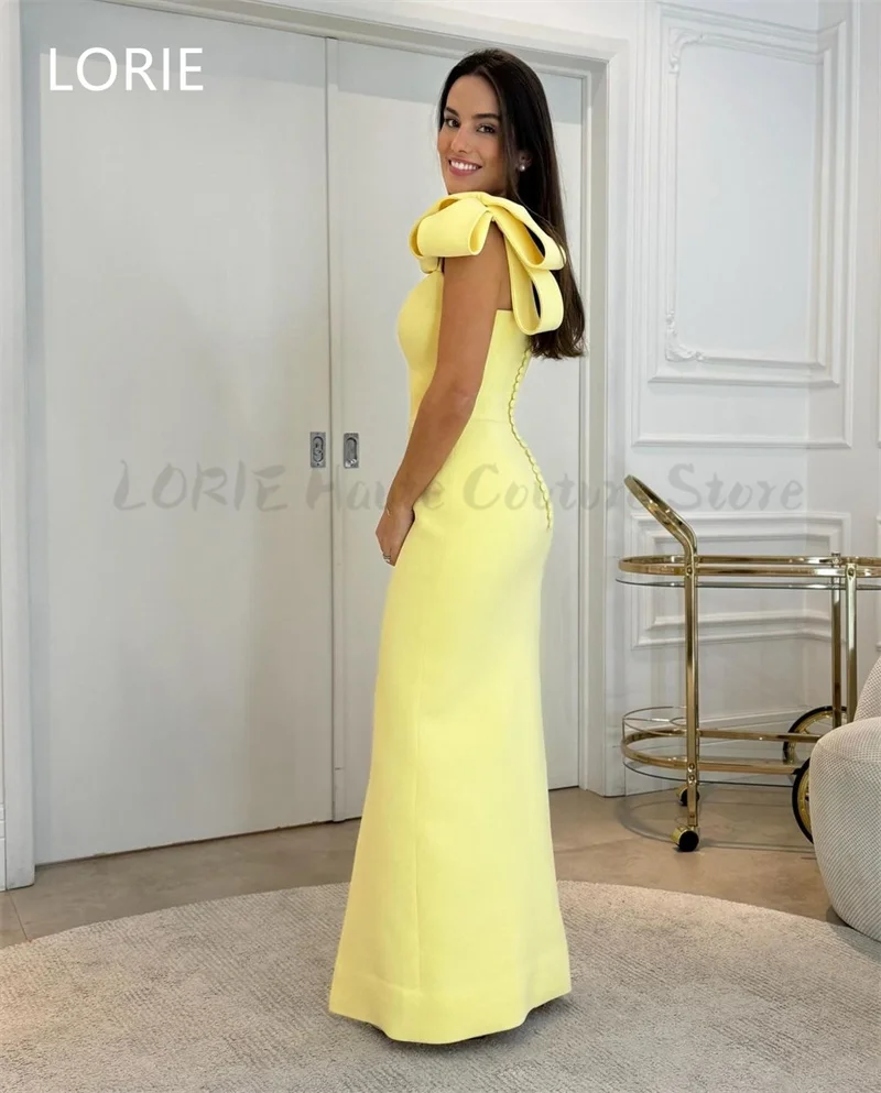 LORIE Mermaid Sleeveless Bridesmaid Dress Sweathear Bow Applique Bridsmaid Dresses Pleat Side Split Sisters Group Customized