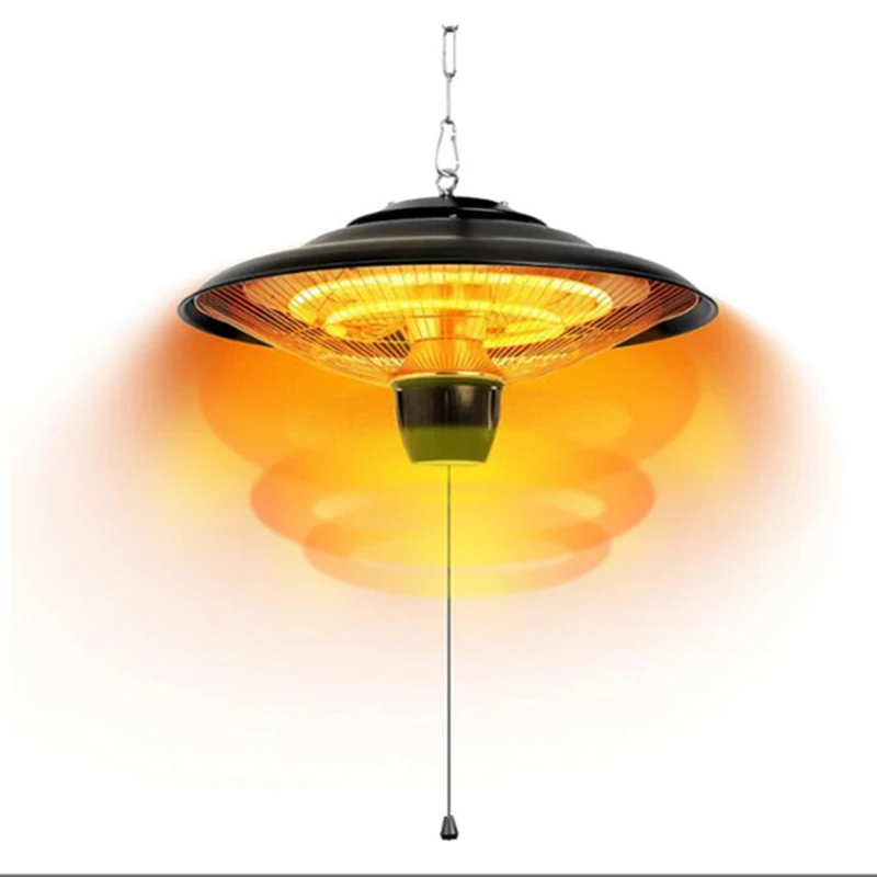 1500W Powerful Electric Patio Heater Iron Waterproof Electric Heater Warmer  Outdoor Indoor Use Hanging Type - AliExpress