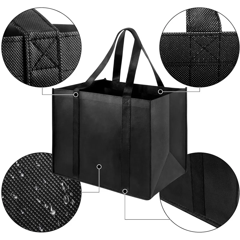 Sustainable High-Capacity Reusable Shopping Tote Bag