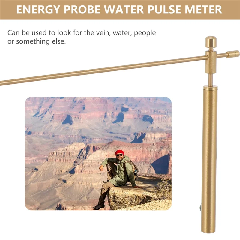 Copper Dowsing Rods Copper Dowsing Rod,Tool Retractable for Divining Water Treasure Buried Items Retractable Dowsing Rod 4