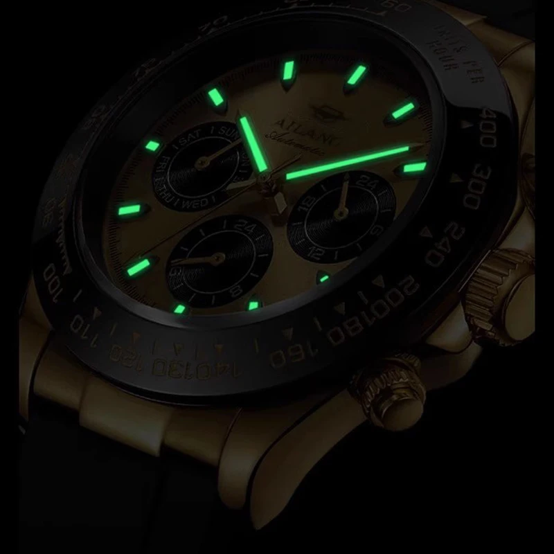 AILANG Brand 2023 Nuovi orologi meccanici da uomo alla moda con cinturino in silicone sportivo, impermeabile, luminoso, orologio da polso automatico di lusso_voghion.com