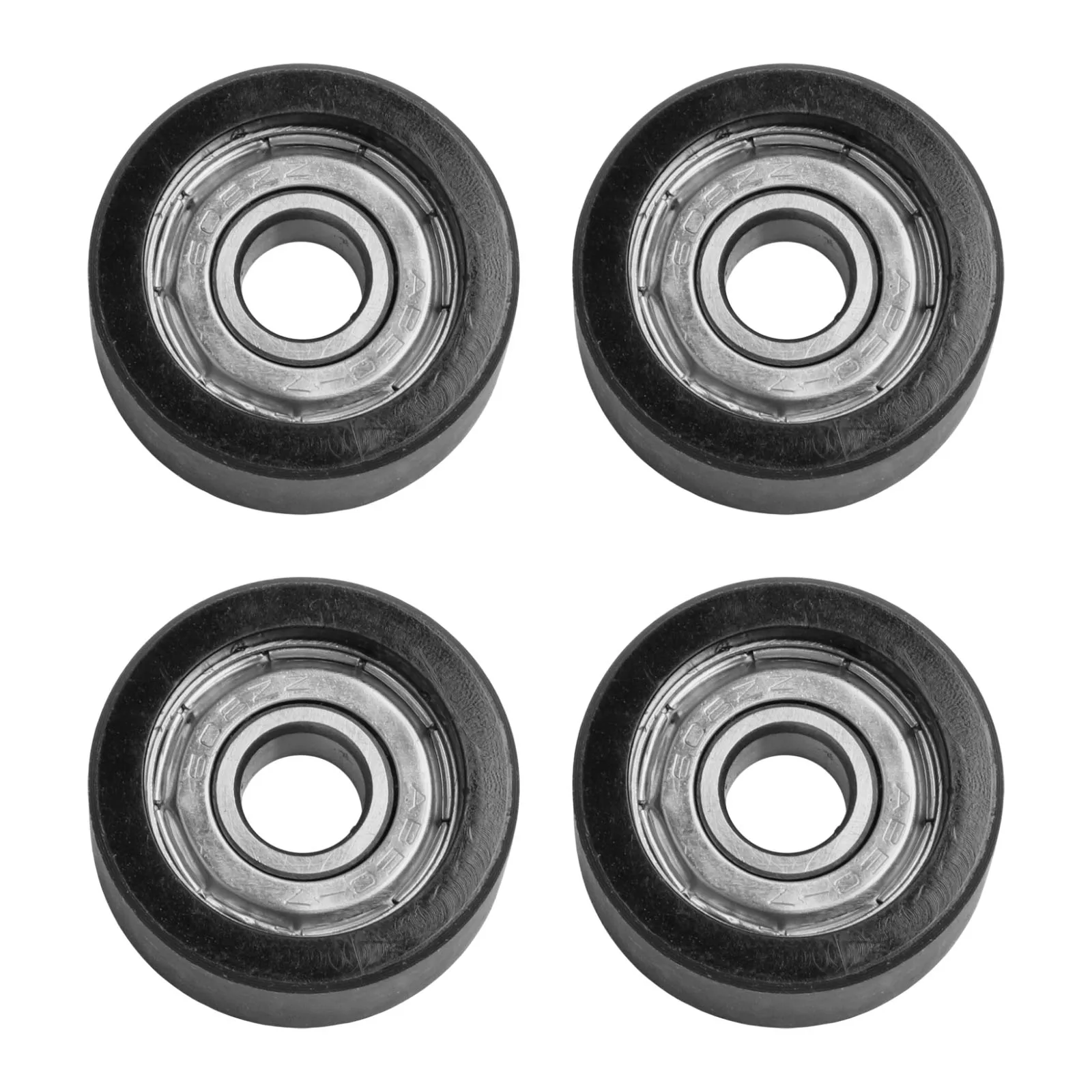 4 Pcs Silent Guide Wheel Bearing Rolling Pulley Rowing Machine Pulley Seat Cushion Seats Cushion Moving Wheel 8*27*11mm
