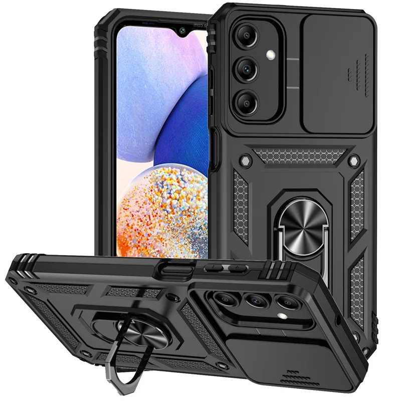 thumbnail image 1 of Slide Camera Lens Case For Samsung Galaxy A13 A23 A33 A53 A73 A22 A32 A52 A72 5G Armor Shockproof Coque For A04S M13 M23 M33 M53, 1 of 4