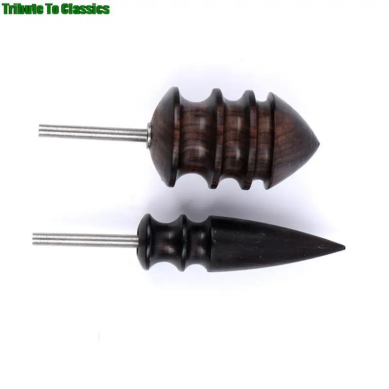 DIY Leather Grinding Tool Electric Polishing Machine Bit Leather craft Edge Arch Groove Slicker Kit Sandalwood Head Burnisher