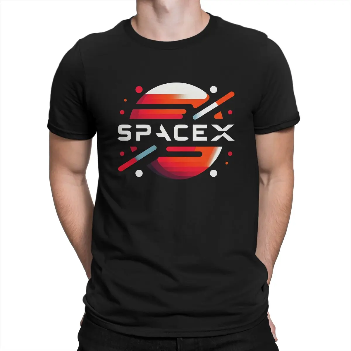

SpaceX Starship Мужская футболка X отличительная футболка Harajuku толстовки новый тренд