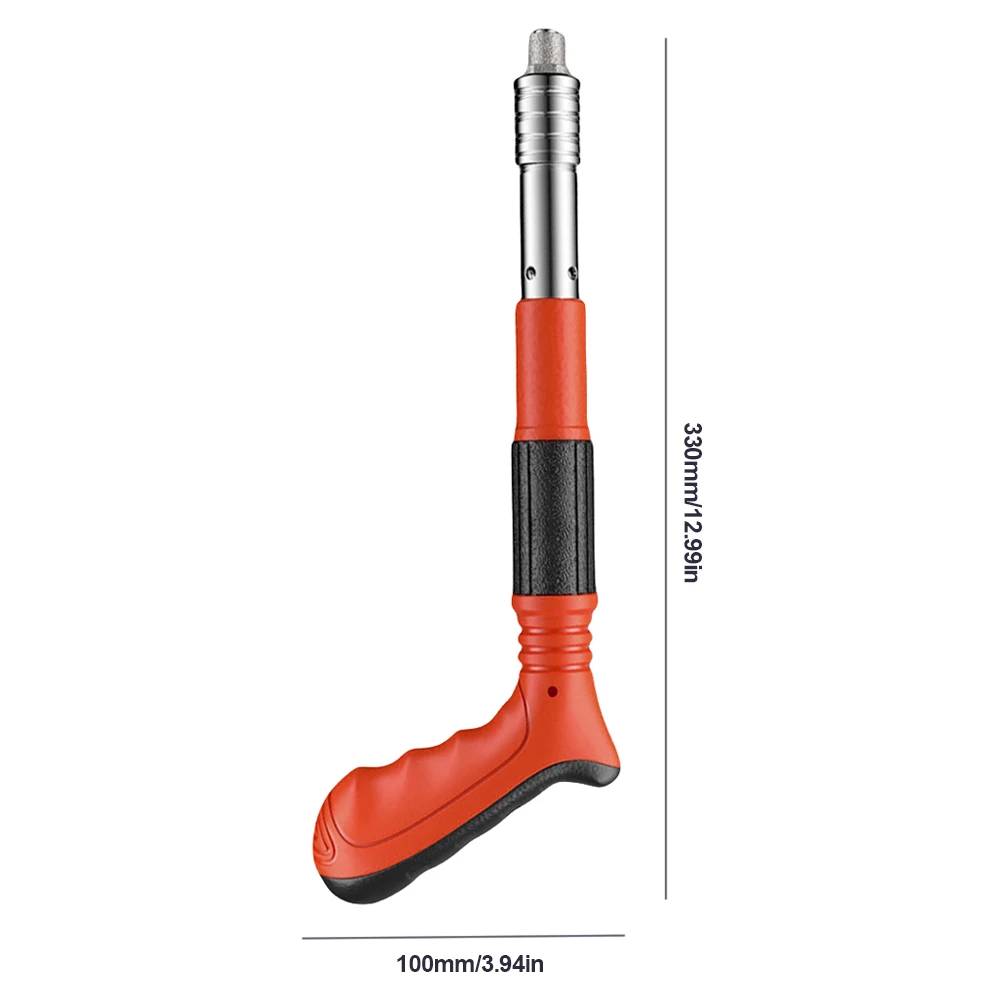 Manual Steel Nail Gun Adjustable Silencing Concrete Nailer One-handed Operation Nail Wall Fastening Tool with Nails for Home DIY 6