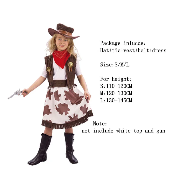 2022 bambini adulti Cowboy costumi Cosplay festa di Halloween travestimento  ragazzo donna Wild West Fancy Cowgirl Vest Cap sciarpa abiti - AliExpress