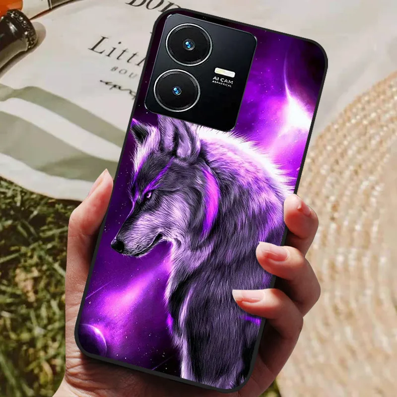 Fashion Painted Black Silicone Soft Back Cover