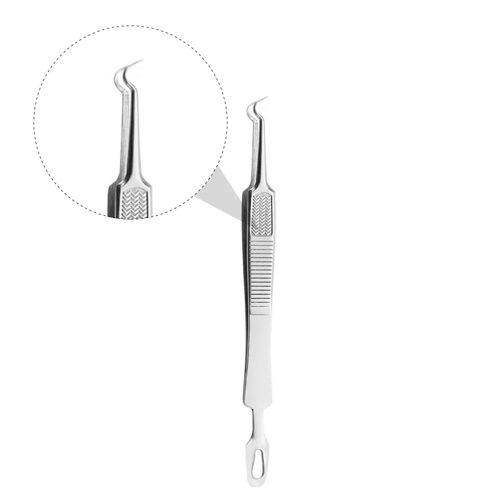 3 Pcs Metal Clip Tools Comedone Extractor Instrument Stainless Steel Kit Tweezers hem o lok clip applicator laparoscopic clip applicator laparoscopic instrument