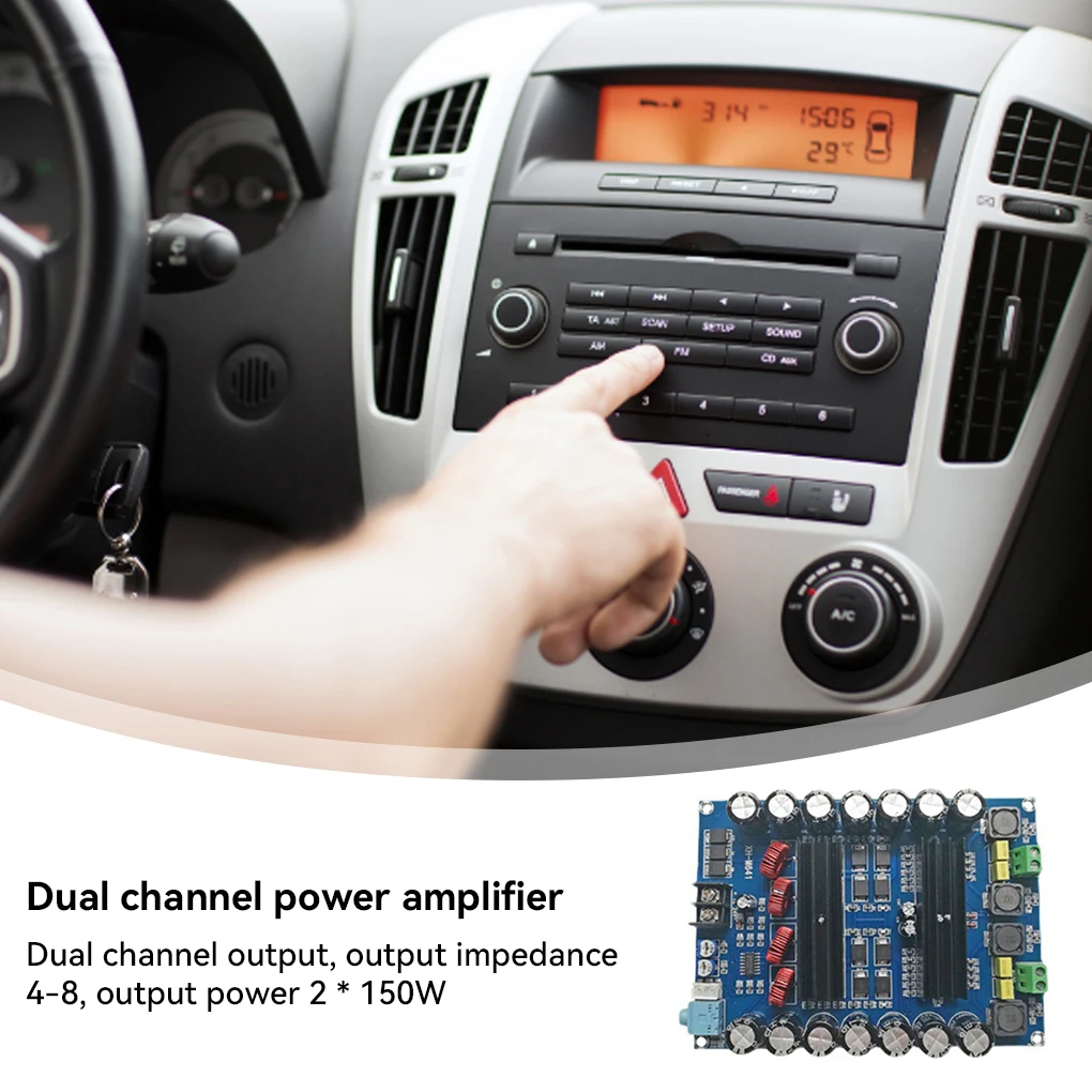 

Amplifier Board Universal Audio Accessory Car-mounted Sound Part 150W TPA3116D2 Amp Boards Modified Components