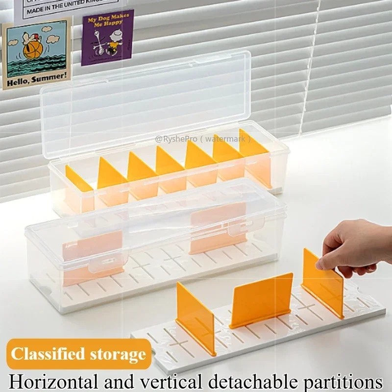 Trading Card Storage Box 2L Toploader Plastic Large Playing Baseball Card Case Toploaders Standard Cards 700 Holder