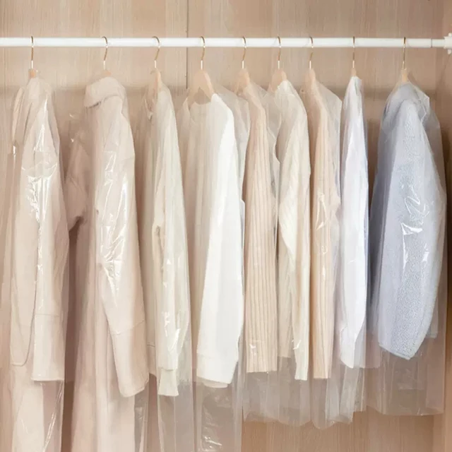 Ruhák Lógó Ruhadarab Ruha Kabát Por Burkolat Otthoni Tároló Táska Tasak Tok Szervező Szekrény Függő Ruházat 1Dc - Image 2