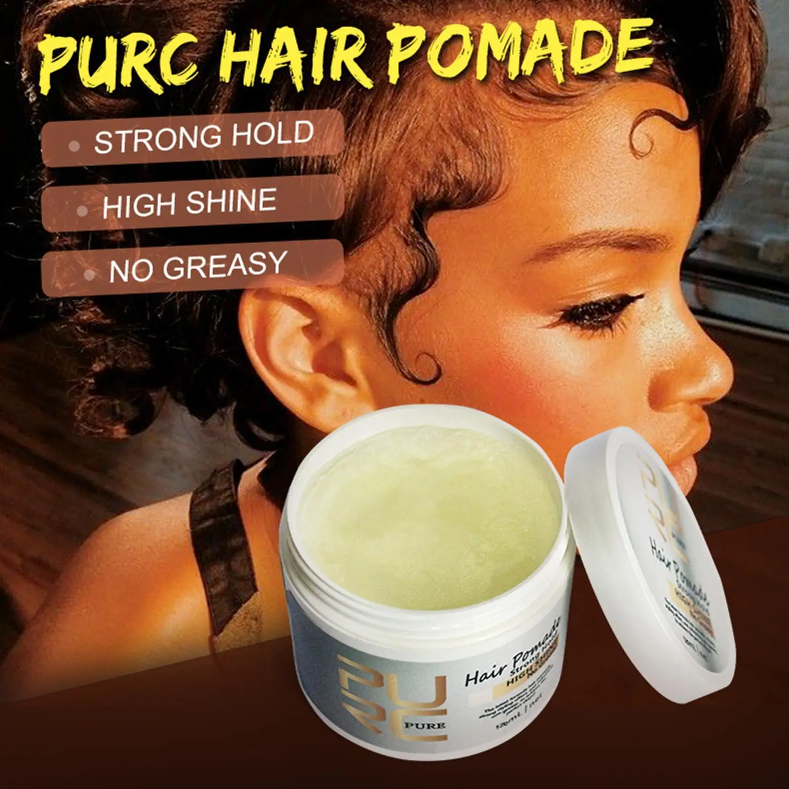 

Purc Retro Style Hair Care Oil Fluffy Female Styling Nonirritating Wax Natural Dreadlocks Hair Hair Hair Pomade Hair Gels B Q8y1