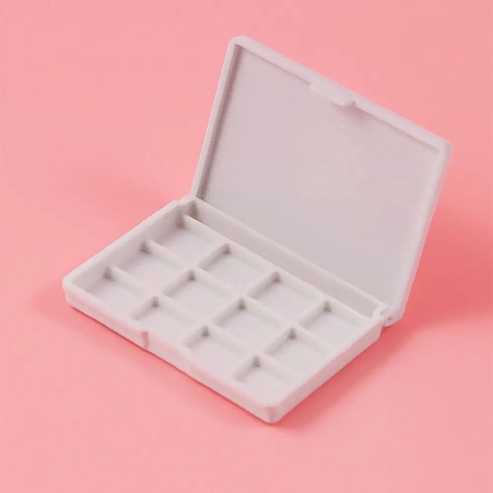 12/24 grid Watercolor Pigment Packaging Mini Handmade Moisturizing Storage Box Empty Watercolor Palette Art Supplies
