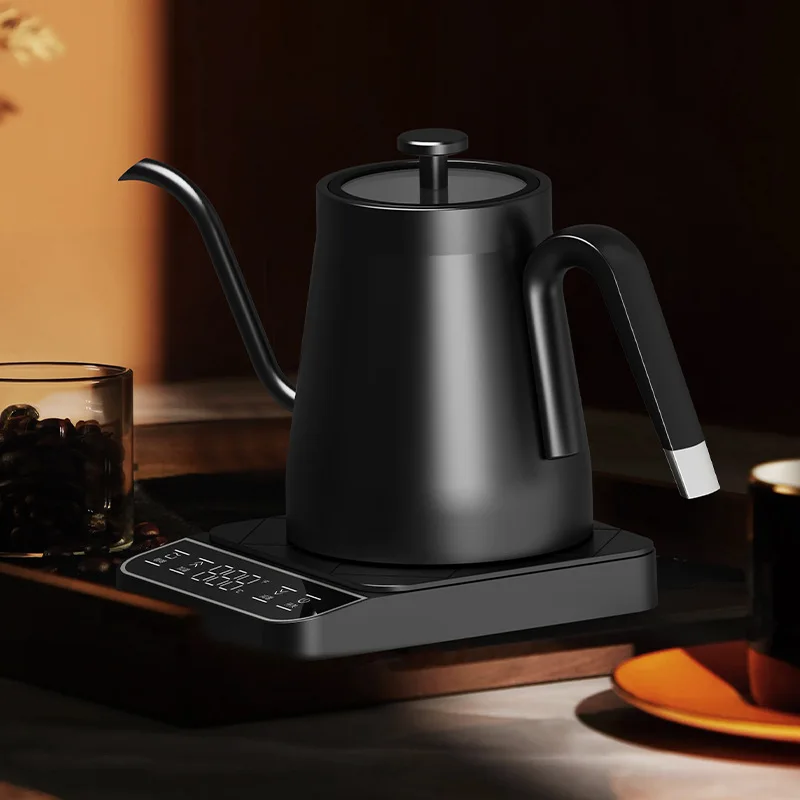 110V/220V Electric Kettle Gooseneck Jug Hand brew Coffee Pot Thermo Pot Temperature-Control Heating Water Bottle Smart Teapot 5