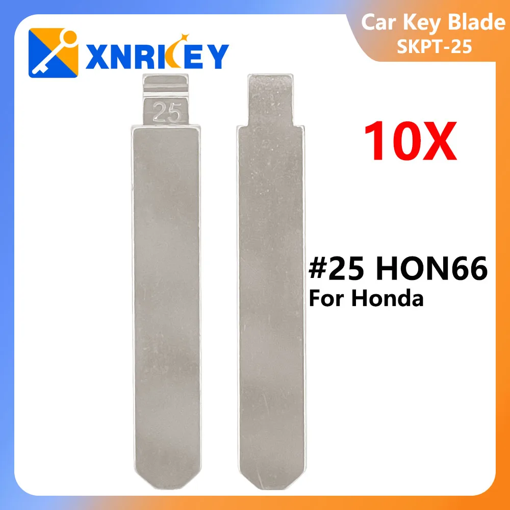 

10 шт./лот HON66 флип чистый ключ лезвие 25 # HON66 для honda Accord Fit City Новая Одиссея для KD keydiy xhorse пульты дистанционного управления