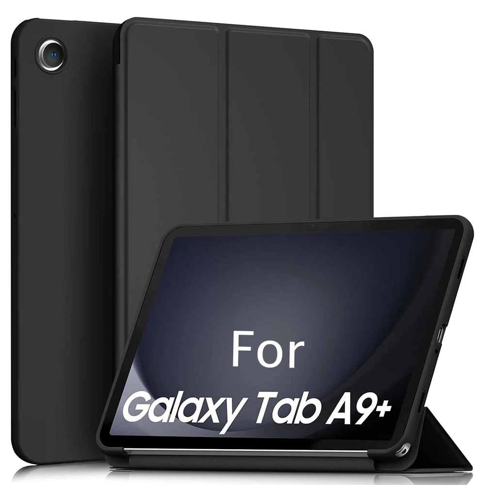Slim Shockproof Tablet Case with Auto Wake/Sleep and Foldable Design
