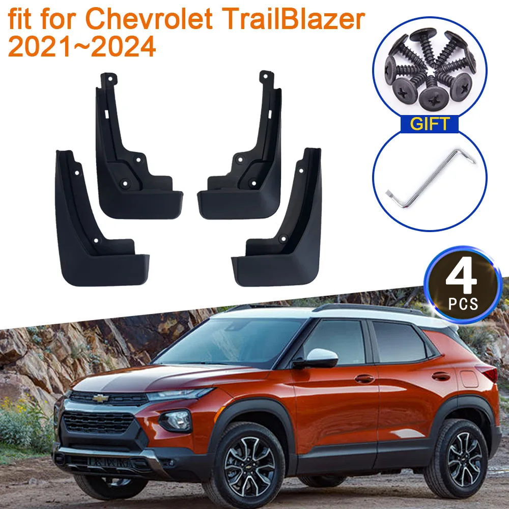 

4 шт., брызговики для Chevrolet TrailBlazer 2021 2022 2023 2024