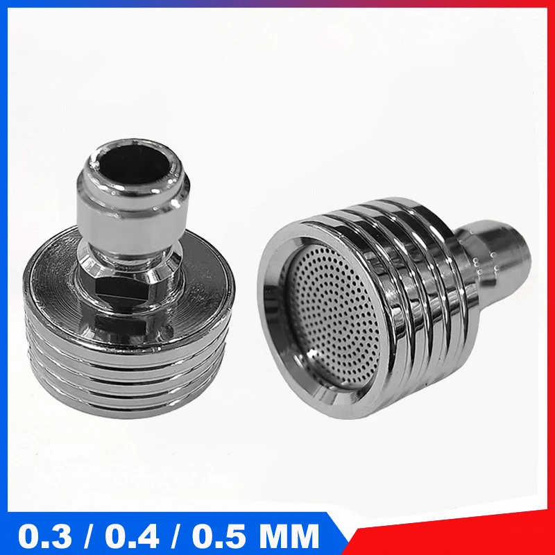 Water Gun Interface Washing Nozzle Stainless Steel 1/4 Quick Connect Wash Cars Garden Tool