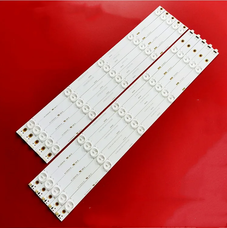 

10PCS LED backlight strip for LE49A509 LE49A6R9 LB49006 49D2000 LB-C490F14-E4-L-G1-DL1 DL2 KHP200650C KHP200650B