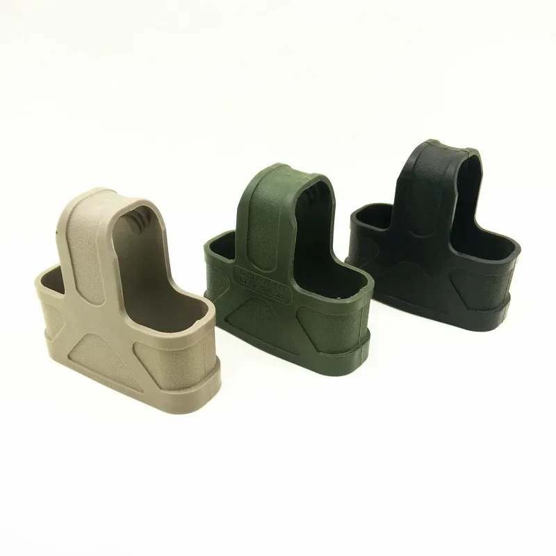 6pcs Tactical 5.56 Fast Magazine Rubber Holster Mag Pull Assist Cage Loops NATO Skull M16 AR15 Paintball Airsoft Gun Accessories