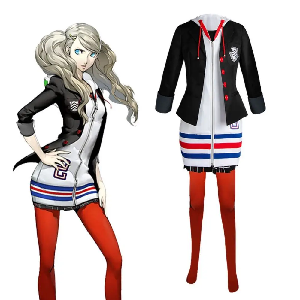 

Unisex Anime Cos Persona Anne Takamaki Panther Cosplay Costumes Halloween Christmas Party Uniform Sets