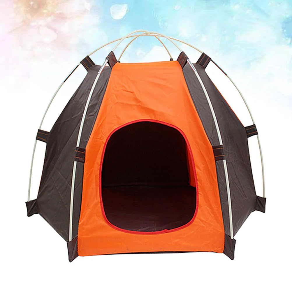 

Outdoor Cat Tent Dog House Small and Medium Dogs Kennel Pet Camping Foldable Bed