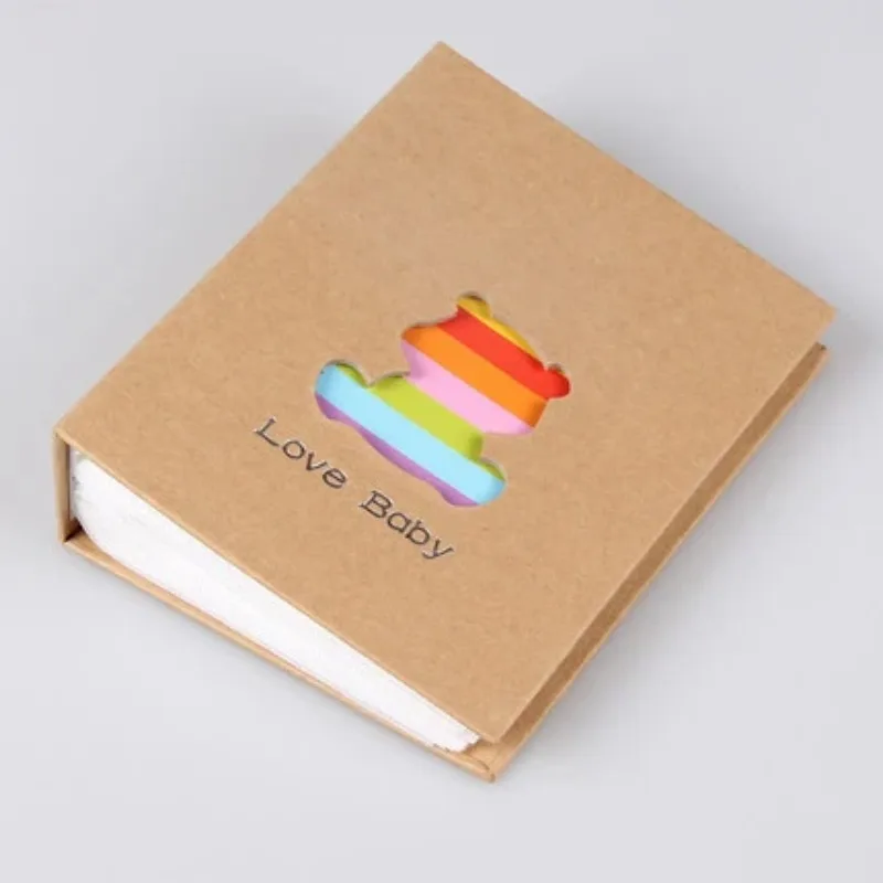 5-inch/7-inch Children's Album Children's Growth Commemorative Album Cartoon Kraft Paper Family Parent Child