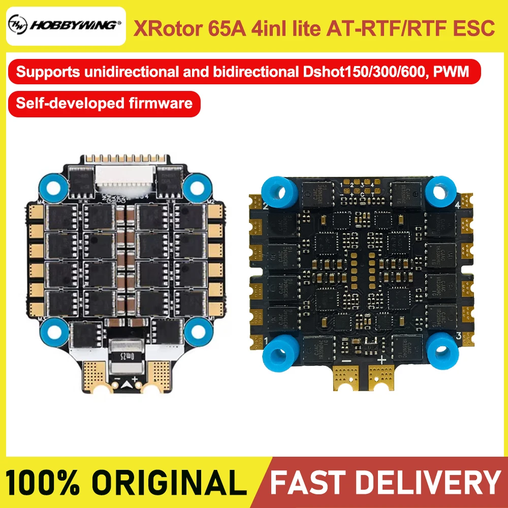 ESC 65A 4-en-1 BLHeli-S pour Drone FPV 4-6S