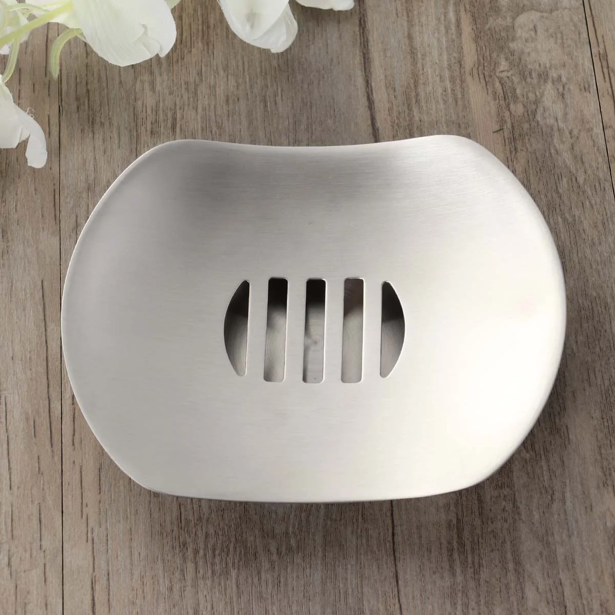 

Soap Basket Bathroom Accessories Holder Decor Storage Stainless Steel Dish Wall Mounted Dispenser Container