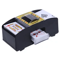 Automatic Card Shuffling Machin Board Game Hand Cranked Playing Card Shuffler Machine Funny Family Game Club Robot Card Shuffler 4